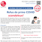 Journal des DAST du Réseau – Refus de prime COVID scandaleux !