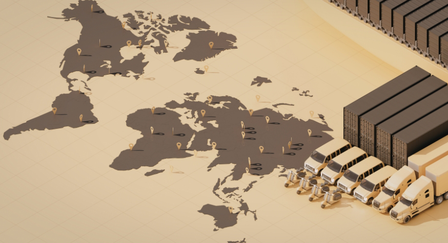 Travailleur de la logistique du dernier kilomètre en Europe