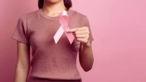 Ruban rose symbolisant la prévention et la lutte contre le cancer du sein